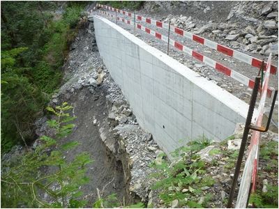 Conduite BKW en roche instable: ouvrage ancré (Fermeltal)