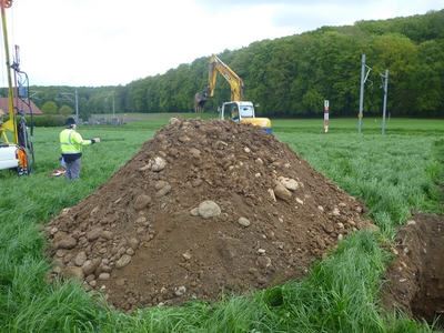 Essais d'infiltration Sous-station électrique Herzogenbuchsee BE